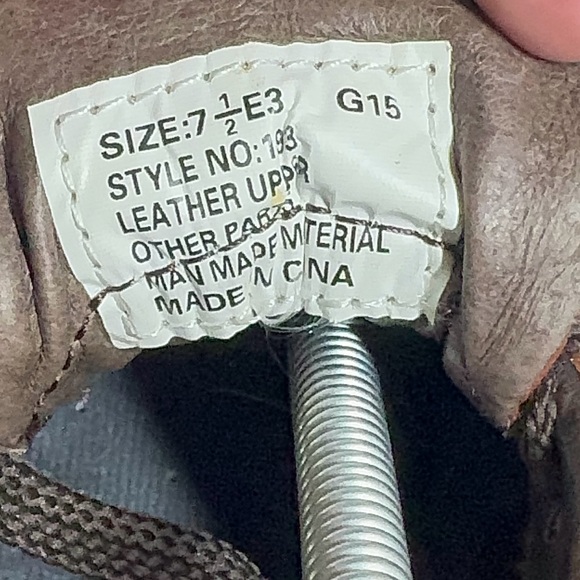 FOOTONIC II WALKABOUT EVA-TECH BROWN LEATHER SHOES SZ 7.5 - Picture 5 of 7